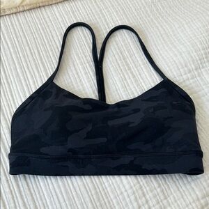 lululemon athletica Black Camo Sports Bra
